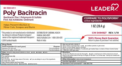 CR-1164 Poly Bacitracin Primary Display Panel.jpg CR-1164 Poly Bacitracin Primary Display Panel - CR 1164 Poly Bacitracin Primary Display Panel